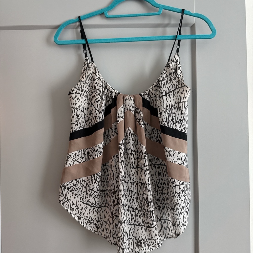 BCBGeneration Black and Tan Camisole